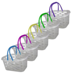 Plastic Basket with Handles 27cm